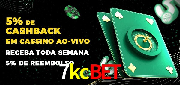 Promoções do cassino ao Vivo 7kcbet